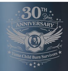 Yuma Child Burn Survivor Foundation Engraving for Yeti Tumbler