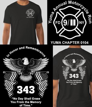 Yuma Annual Motorcycle Ride 2024 Shirt Design