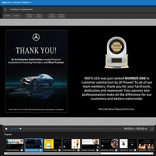 Employee Engagement Digital Screens